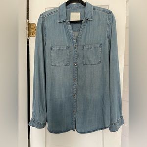 Thread & Supply Chambray Button Down Shirt
